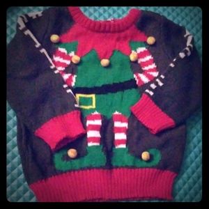 Infant Ugly Sweater #elfie 6-9 mos